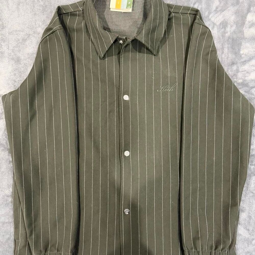 Kith Men's Green and Khaki Jacket